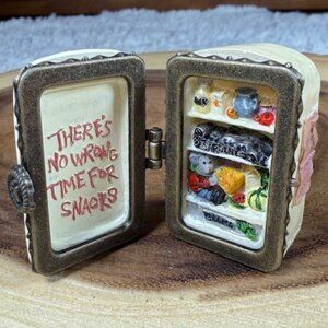Vintage Boyds Bears Granny's Icebox with Frosty McNibble Treasure Box